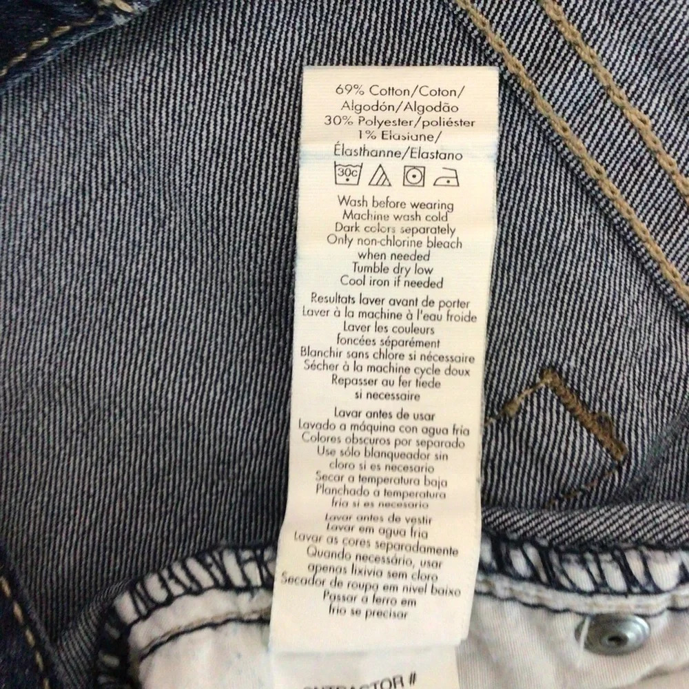 Calvin Klein Flare Denim Blue Jeans - Size 8 - Picture 9 of 10